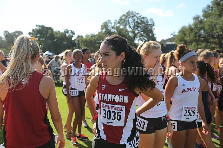 2014StanfordCollWomen-459.JPG - College race at the 2014 Stanford Cross Country Invitational, September 27, Stanford Golf Course, Stanford, California.